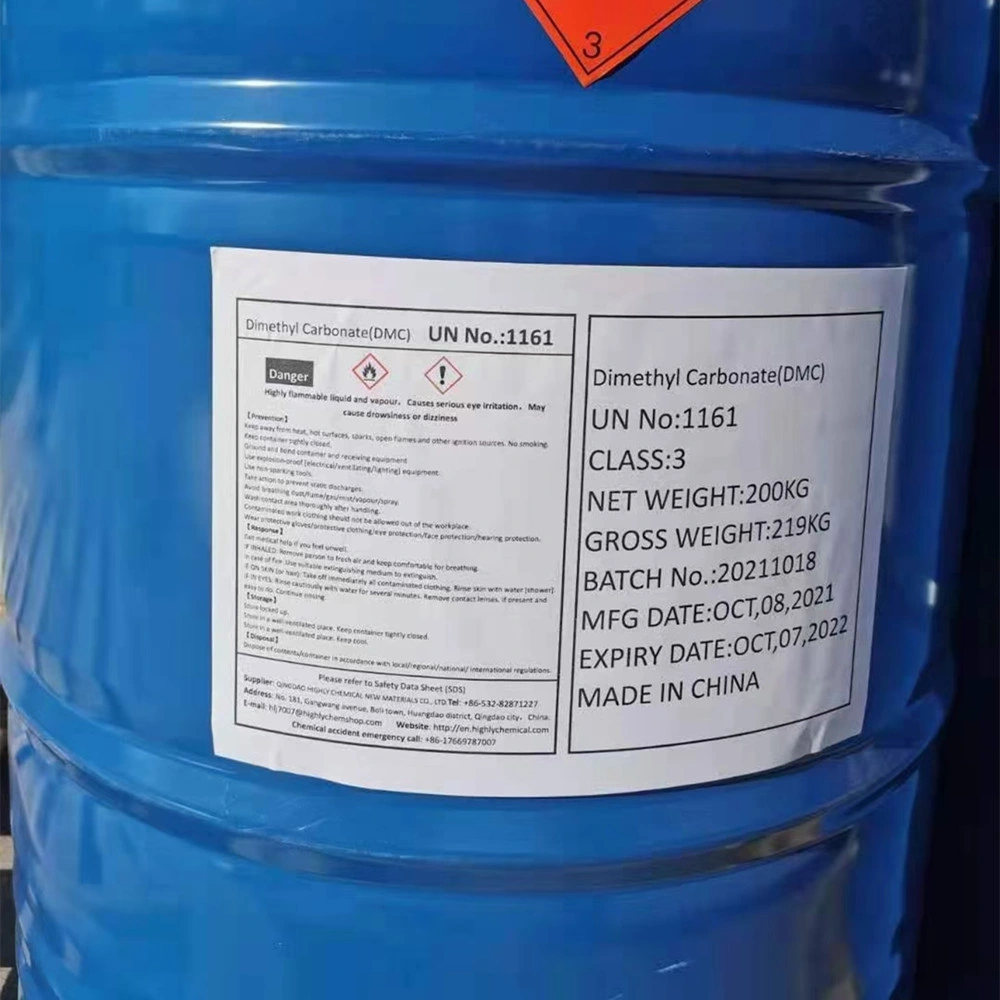 99.9% DMC 616-38-6 Dimethyl Carbonate for Chemical Intermediates